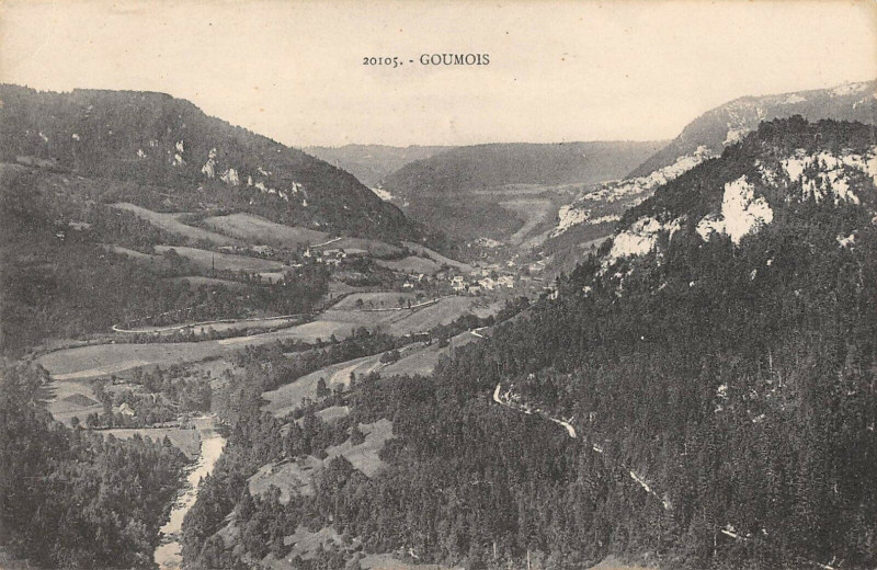 Carte postale ancienne Goumois à Goumois