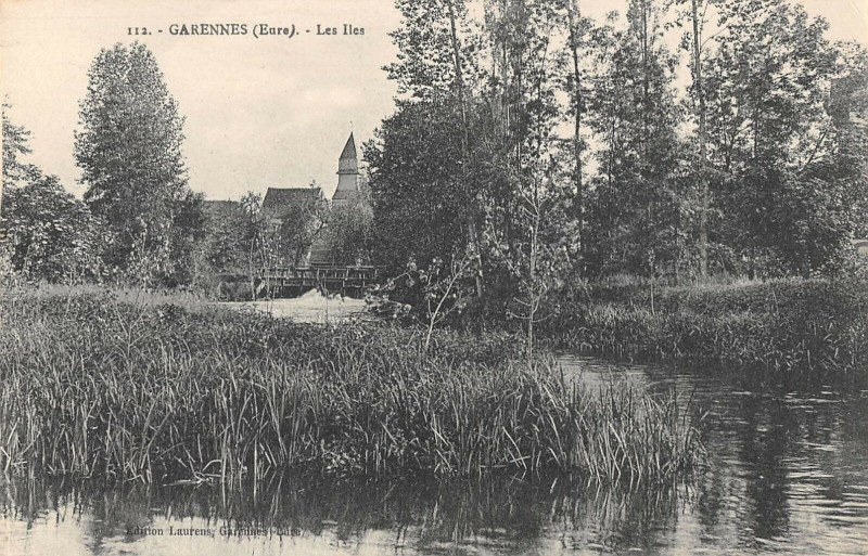 Carte postale ancienne Garennes Les Iles
