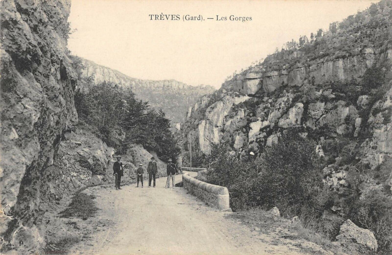 Carte postale ancienne Treves Les Gorges à Trèves