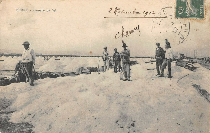 Carte postale ancienne Berre Gamelle De Sel