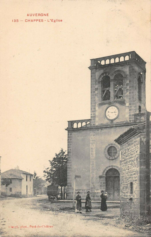 Carte postale ancienne Chappes L'Eglise à Chappes