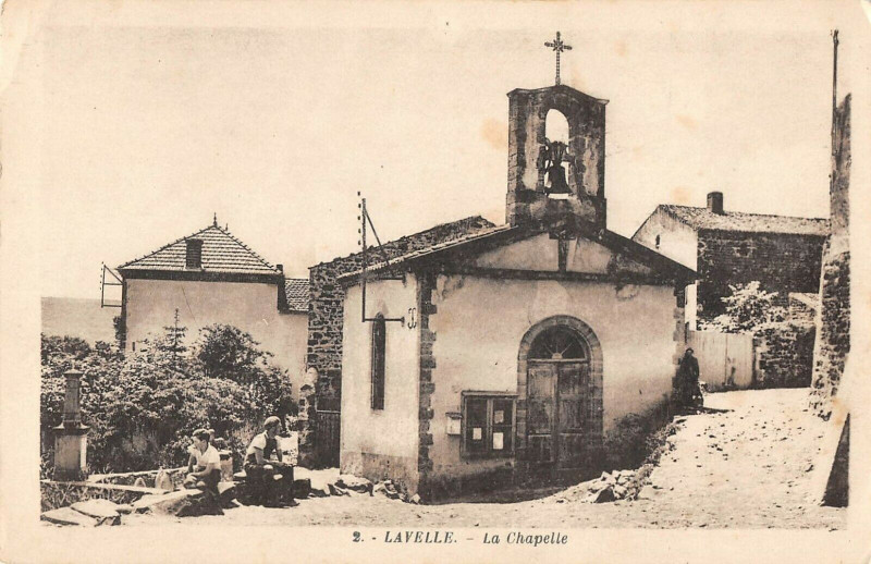 Carte postale ancienne Lavelle La Chapelle