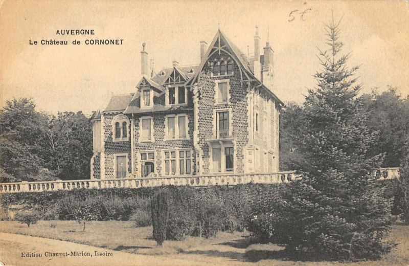 Carte postale ancienne Le Chateau De Cornonet