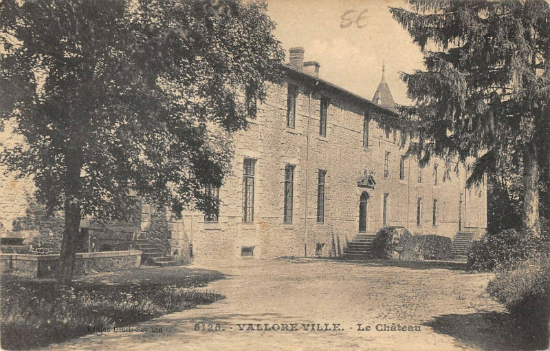 Carte postale ancienne Vallore Ville Le Chateau