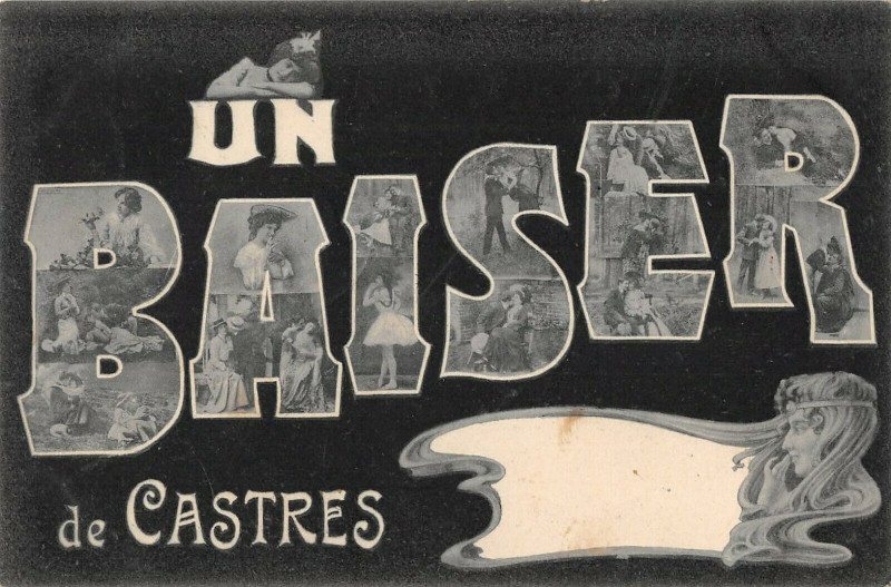 Carte postale ancienne Un Baiser De Castres à Castres