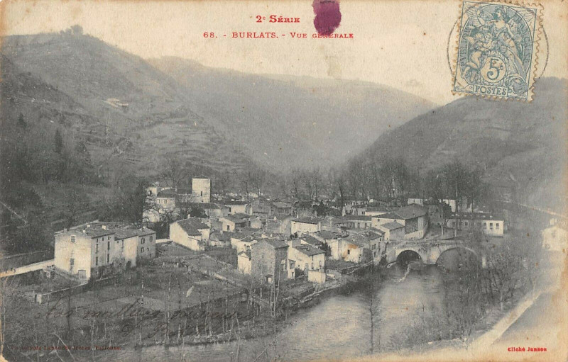 Carte postale ancienne Burlatz Vue Generale