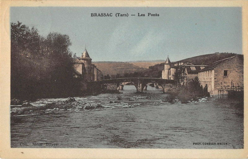 Carte postale ancienne Brassac Les Ponts à Brassac