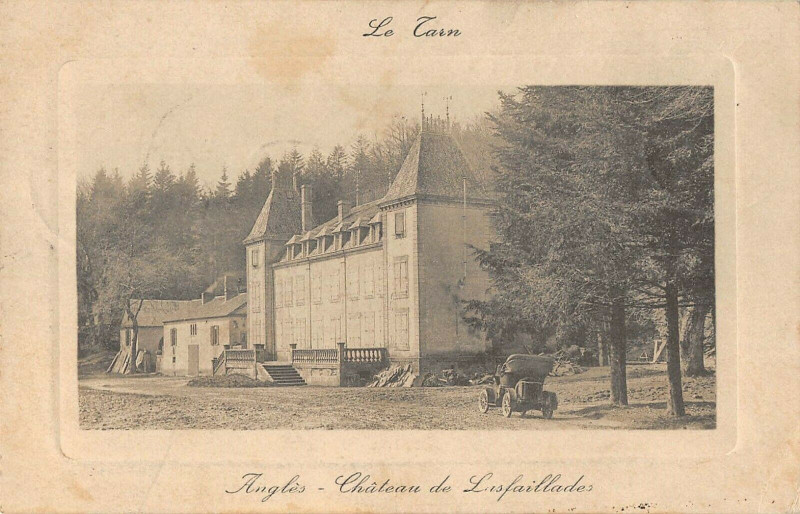 Carte postale ancienne Angles Chateau De Lasfaillades à Anglès