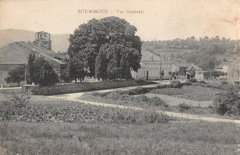 Carte postale ancienne Rouairoux Vue Generale à Rouairoux