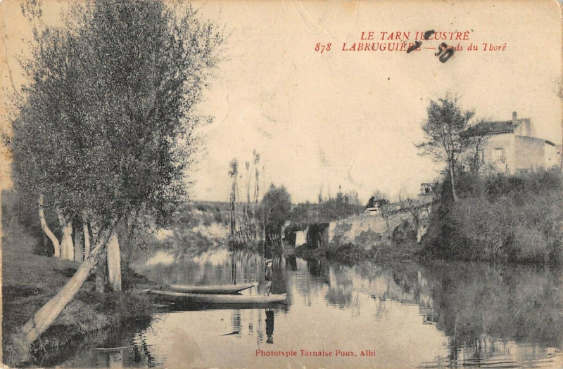 Carte postale ancienne Labruguire Bords Du Thore
