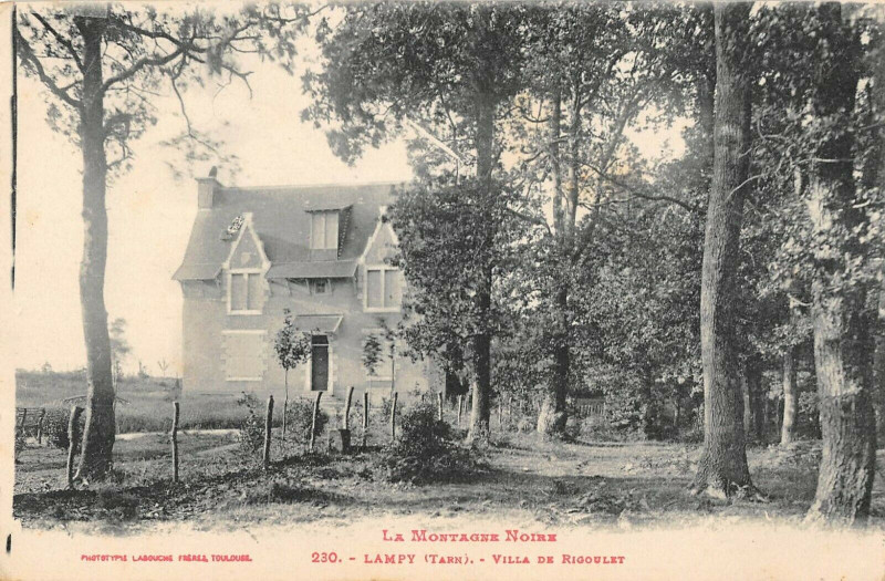 Carte postale ancienne Lampy Villa Du Rigoulet