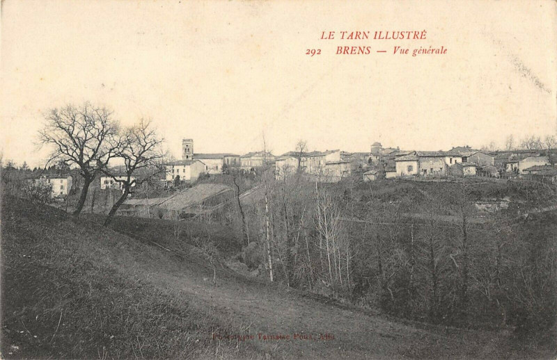 Carte postale ancienne Brens Vue Generale à Brens