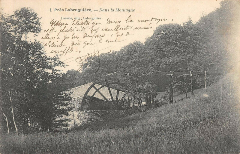 Carte postale ancienne Pres Labruguiere Dans La Montagne à Labruguière