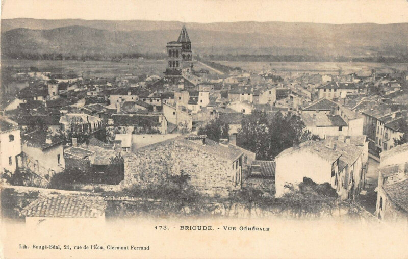 Carte postale ancienne Brioude  Vue Generale à Brioude