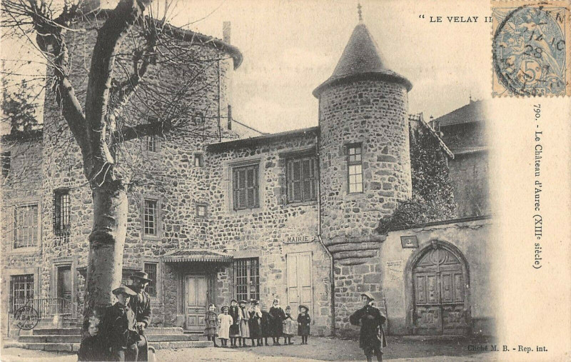 Carte postale ancienne Le Chateau D'Aurec