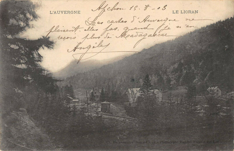 Carte postale ancienne Auvergne Le Liroan
