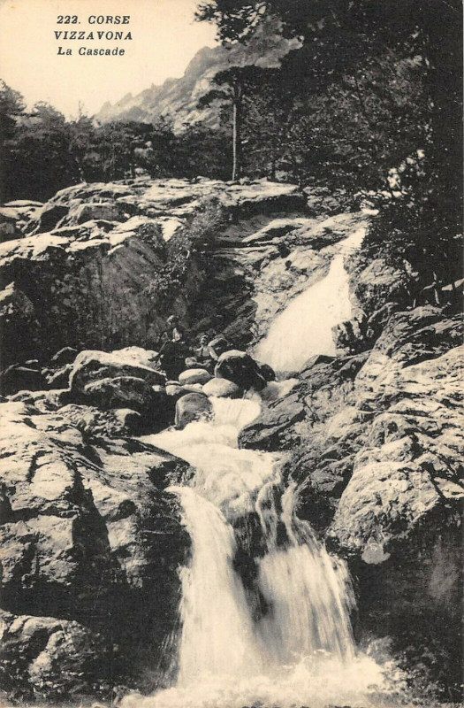 Carte postale ancienne 20 Corse Vizzavona La Cascade