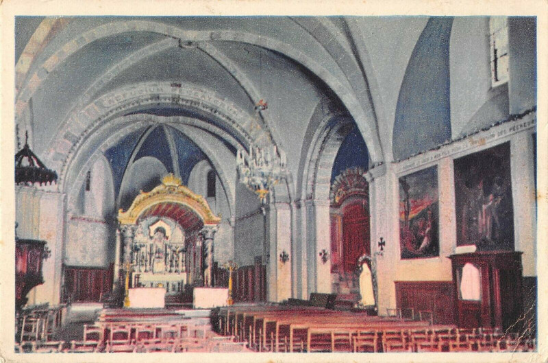 Carte postale ancienne Notre Dame Du Laus Interieur De La Basilique