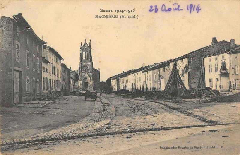 Carte postale ancienne Magnieres Meurthe Et Moselle à Magnières