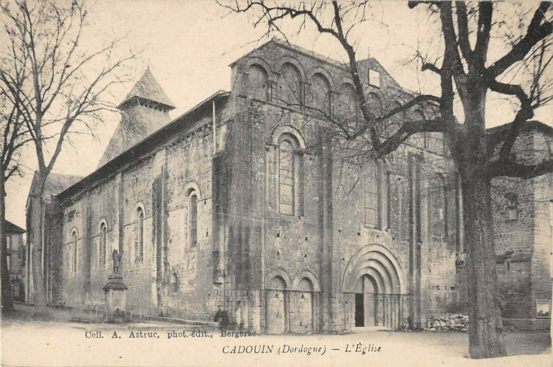 Carte postale ancienne Cadouin Eglise