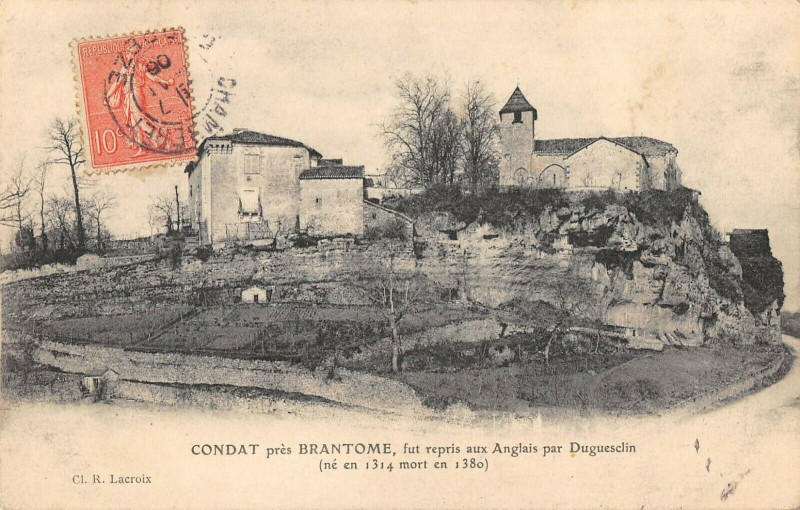 Carte postale ancienne Condat Pres Brantome