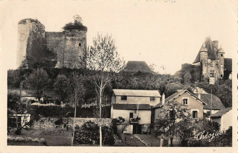 Carte postale ancienne Exideuil Le Chateau Talleyrand Perigord