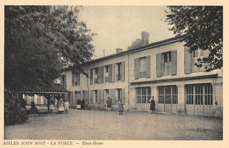 Carte postale ancienne La Force Asile John Bost Ebel Hezer à La Force