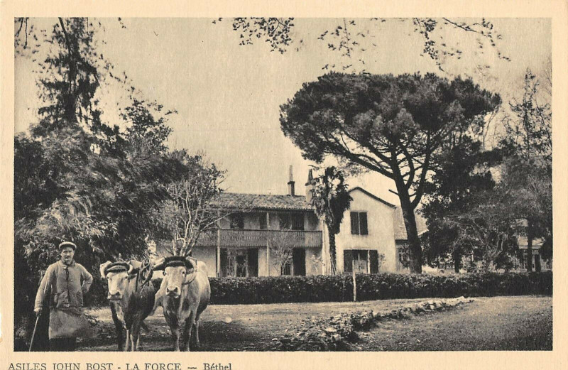Carte postale ancienne La Force Asile John Bost Bethel à La Force