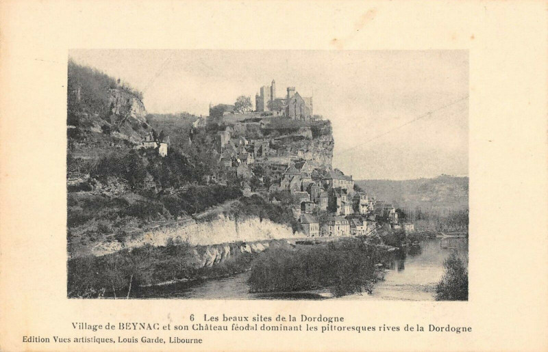 Carte postale ancienne Chateau De Beynac