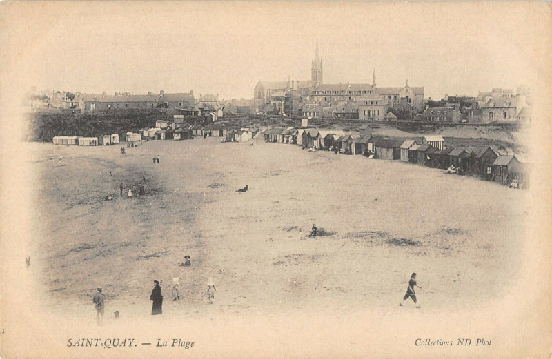 Carte postale ancienne Saint Quay La Plage