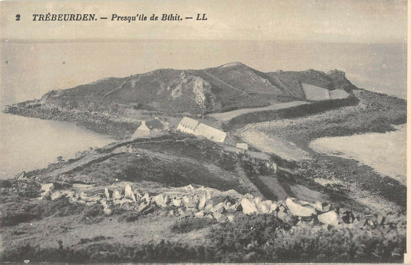 Carte postale ancienne Trebeurden Presqu'Ile De Bihit à Trébeurden