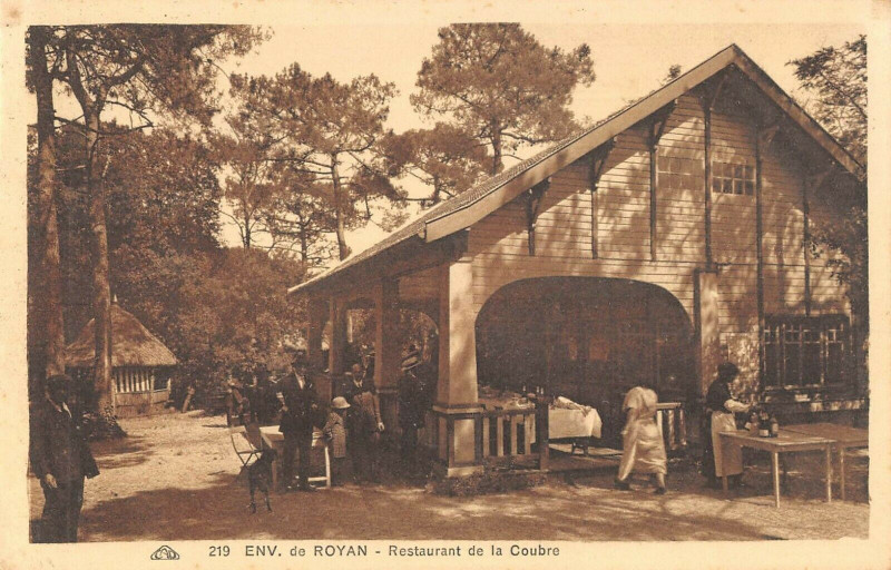 Carte postale ancienne Environs De Royan Restaurant De La Coubre à Royan
