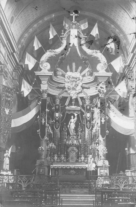Carte postale ancienne Rochefort Sur Mer Carte Photo De La Chapelle De La Vierge (cliché N°1 à Rochefort