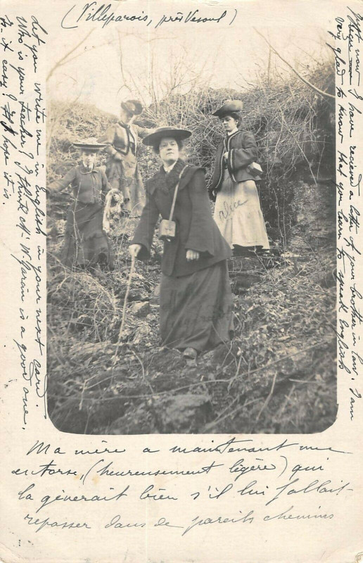 Carte postale ancienne Carte Photo Situee A Villeparois Pres De Vesoul à Villeparois