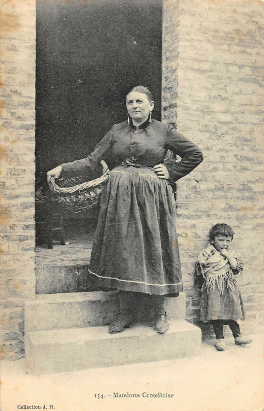 Carte postale ancienne Matelotte Crotelloise