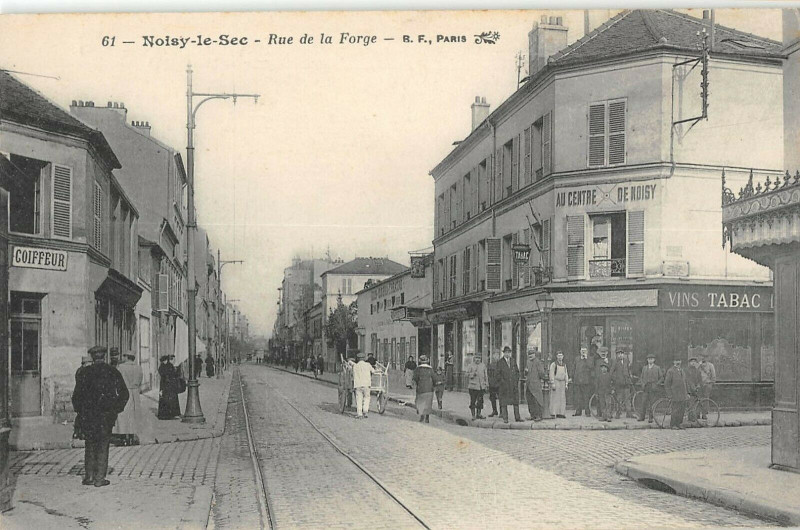 Carte postale ancienne Noisy Le Sec Rue De La Forge à Noisy-le-Sec