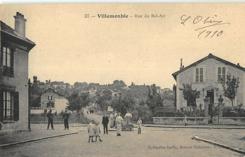 Carte postale ancienne Villemomble Rue Du Bel Air à Villemomble