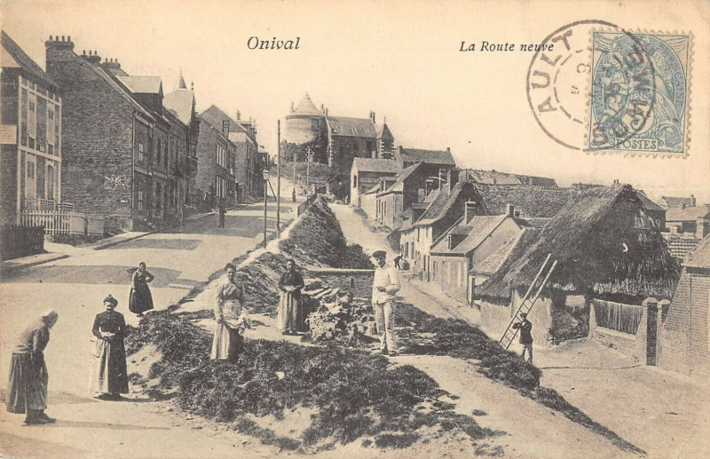 Carte postale ancienne Onival La Route Neuve