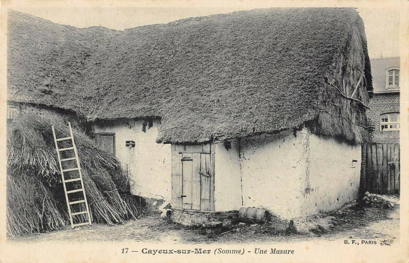 Carte postale ancienne Cayeux Sur Mer Une Masure à Cayeux-sur-Mer