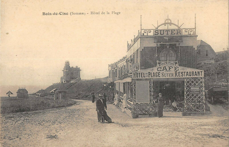 Carte postale ancienne Bois De Cise Hotel De La Plage