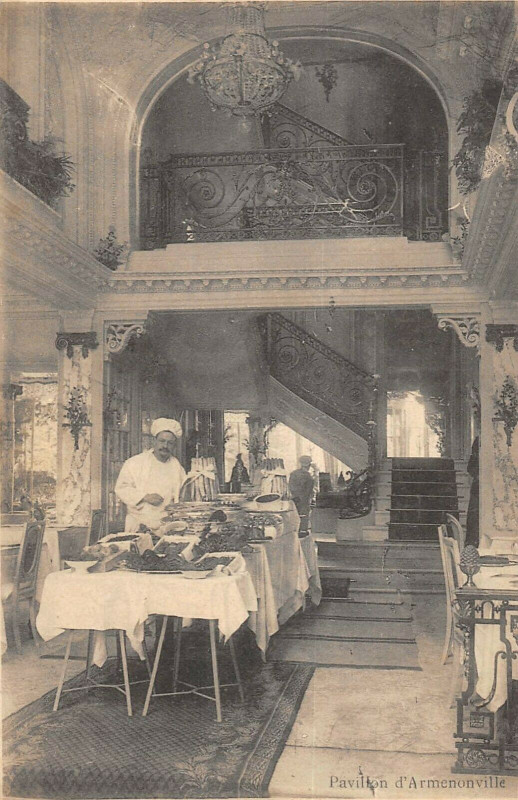 Carte postale ancienne Pavillon d'Armenonville à Paris 16e