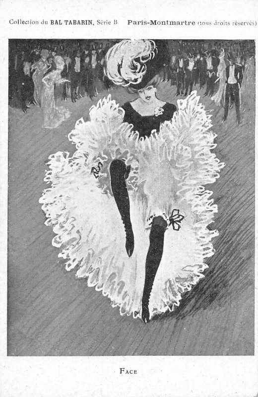 Carte postale ancienne Bal Tabarin à Paris 9e