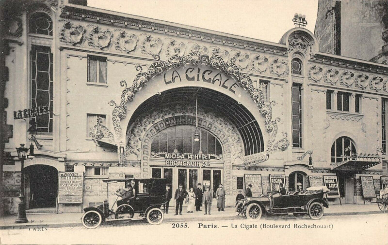 Carte postale ancienne La Cigale - Boulevard Rochechouart à Paris 9e