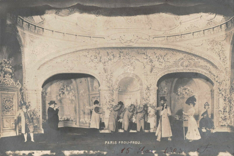 Carte postale ancienne Paris Frou-Frou à Paris 18e