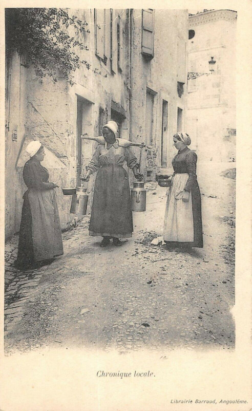 Carte postale ancienne Charente Chronique Locale