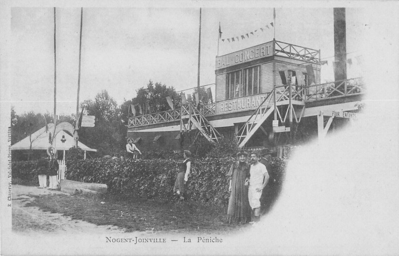 Carte postale ancienne Nogent Joinville La Peniche