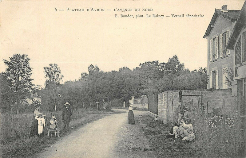 Carte postale ancienne Plateau D'Avron L'Avenue Du Nord