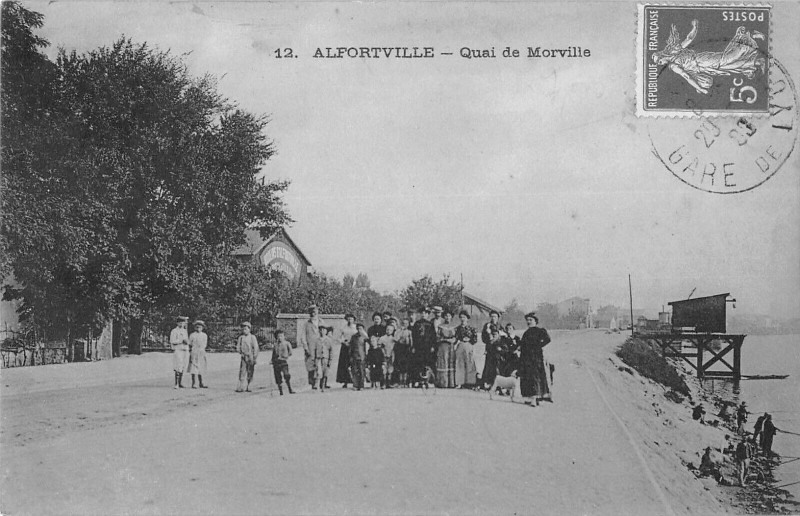 Carte postale ancienne Alfortville Quai De Morville à Alfortville