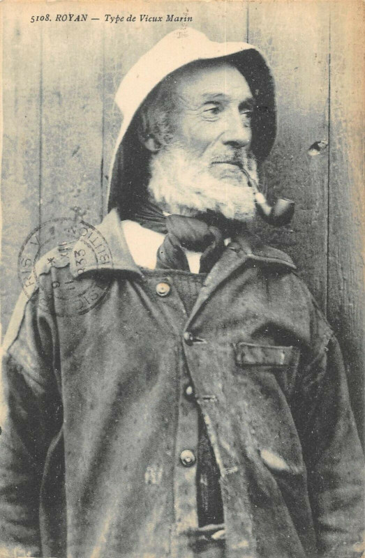 Carte postale ancienne Royan Type De Vieux Marin à Royan