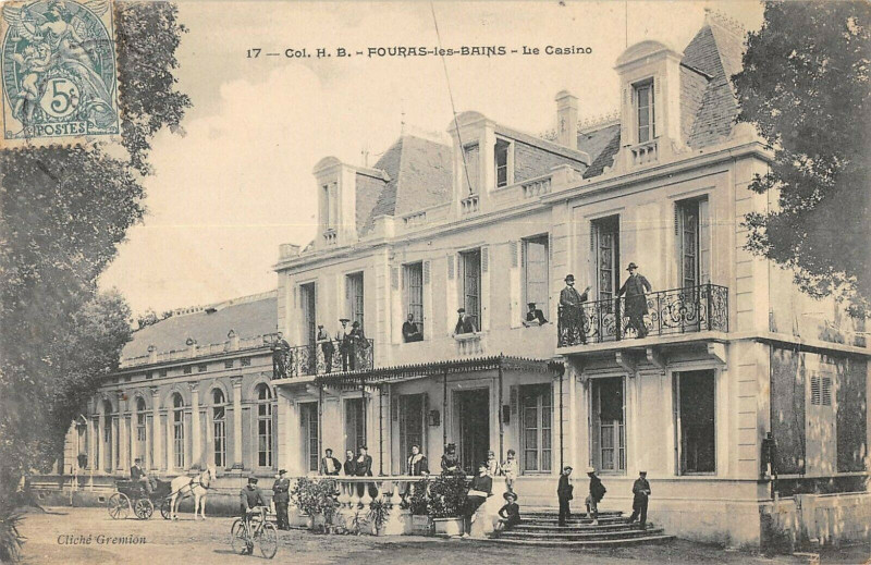 Carte postale ancienne Fouras Les Bains Le Casino à Fouras